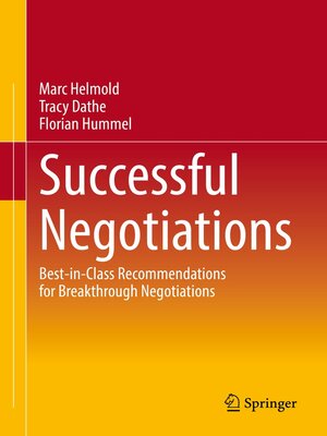 cover image of Successful Negotiations
